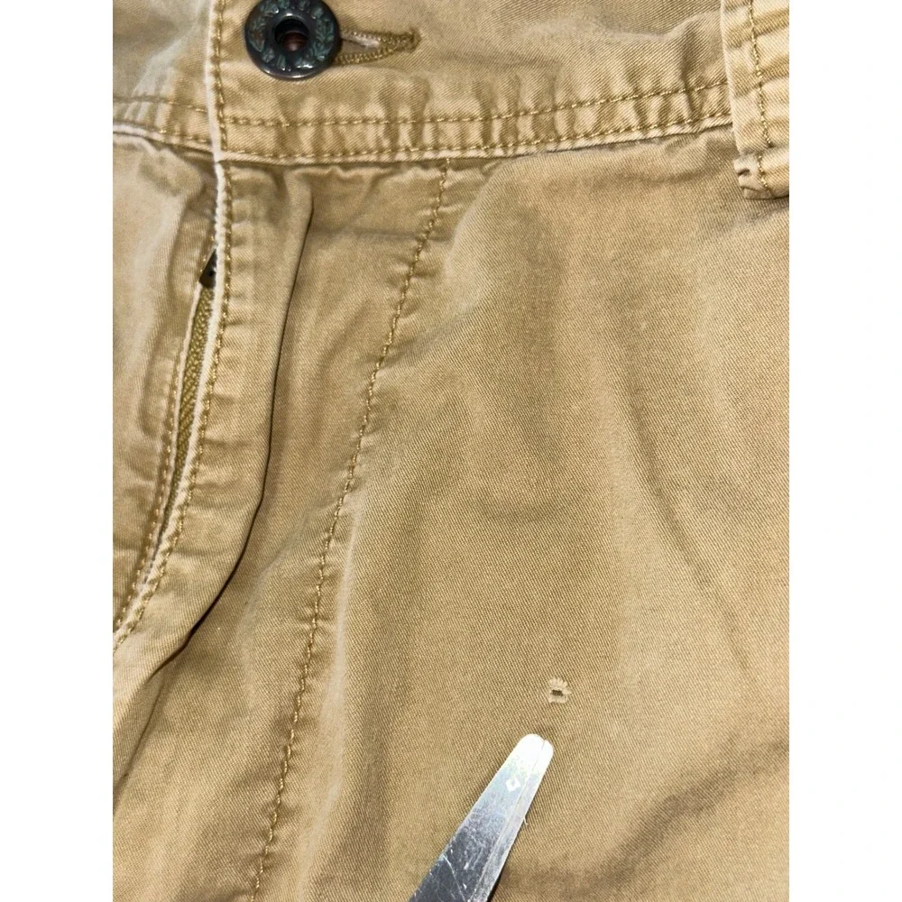 Ralph Lauren Polo Jeans Co. Beige Military Surplus Cargo Shorts Size 34 Vintage‎